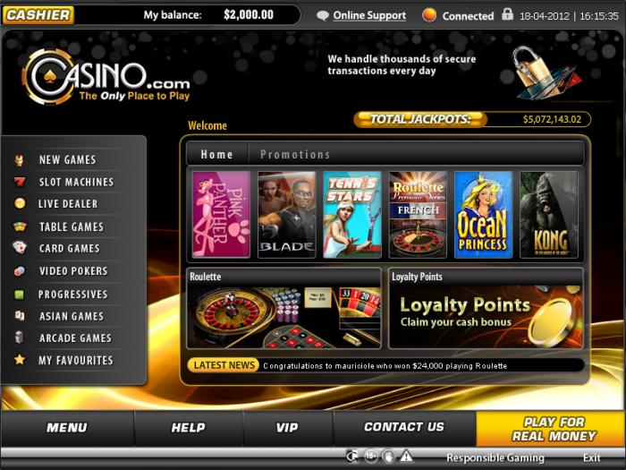 Top casinos en ligne